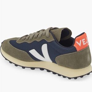 Veja Olive and Navy Sneakers